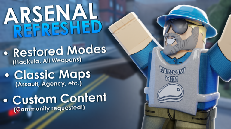 Arsenal Refreshed Roblox game thumbnail